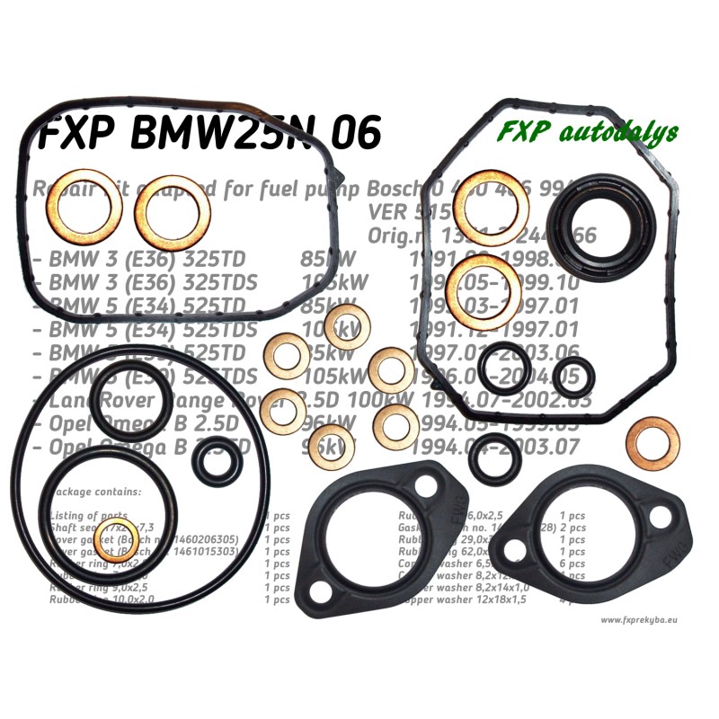 Repair kit FXP BMW25N06